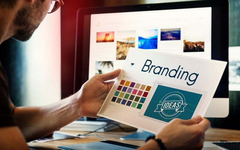 Branding Ideas Design Identitiy Marketing Concept